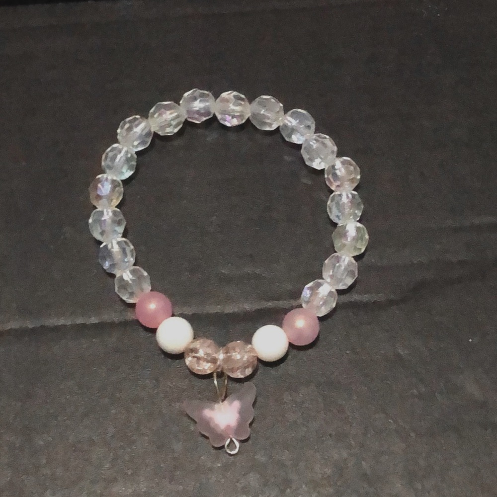 Pink Butterfly Bracelet